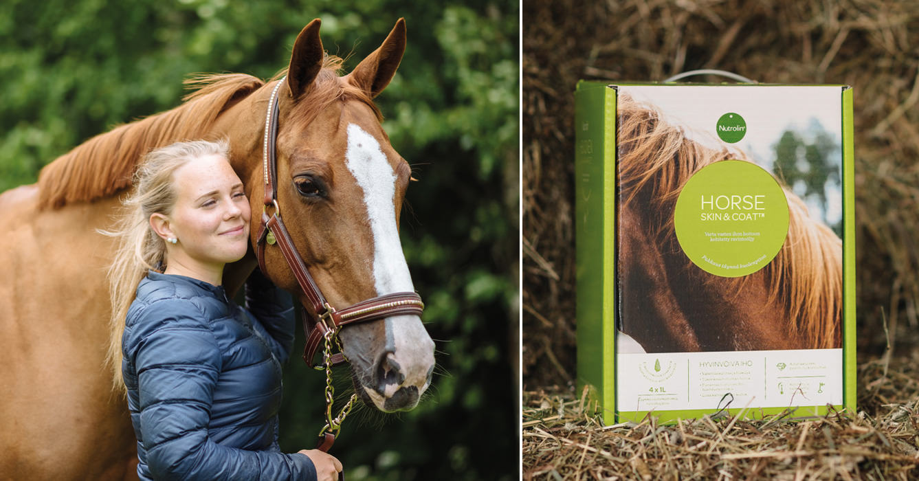 Läs & lär Nutrolin® HORSE Skin & Coat till hästen