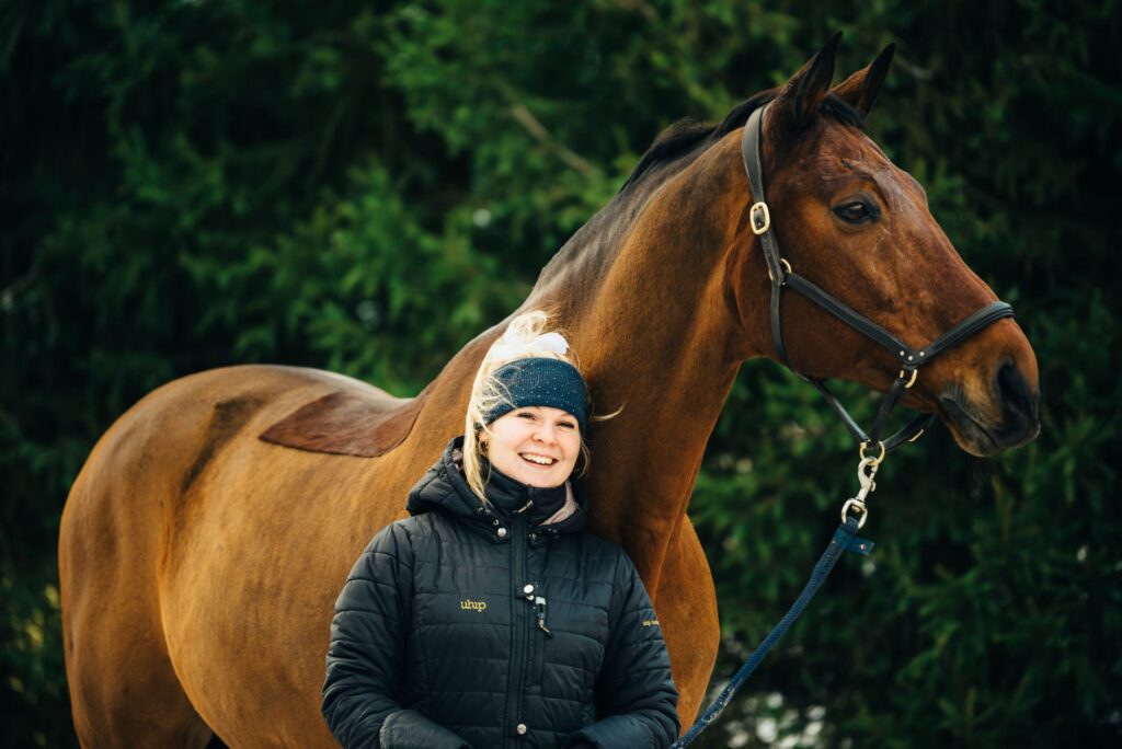 Dressyrhästen Rex fick hjälp mot sina hudproblem