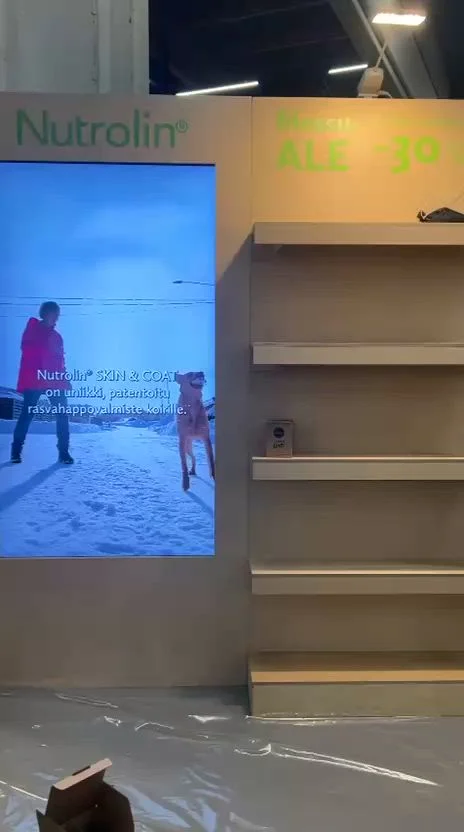 It's Messari* time! 🫶You’ll find us under the giant, green balloons. 🟢Don’t miss our amazing fair offer: 30% off all products!Here we are building our stand — the big moment is just around the corner!*The biggest dog event in the country, the Dog Fair, or as we say, Koiramessut.