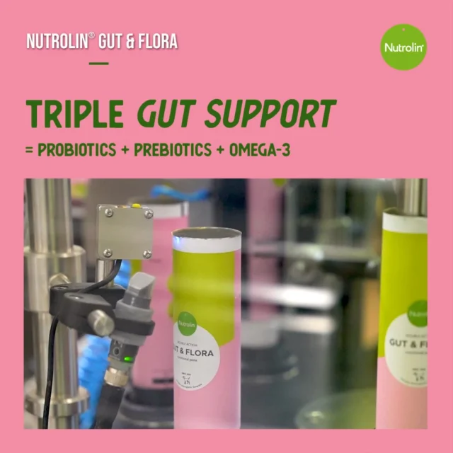 Probiotics for dogs? YES PLEASE! 🤩Just make sure your dog also gets plenty of omega‑3 fatty acids from fish oil. Omega‑3s help pave the way for probiotics and prebiotics to do their job.Here’s an example of a daily portion for a 20‑kg dog when using a multi‑action paste that supports normal digestion:✓ 1000 mg of omega‑3 EPA + DHA
✓ One billion live probiotic bacteria
✓ 50 mg of vitamin ESince Nutrolin® knows its omegas, we succeeded in combining omega‑3 fatty acids, probiotics and prebiotics into a tasty paste.The result is Nutrolin® GUT & FLORA — an omega supplement that supports normal gut function and brings everyday tummy peace.Tummy Weeks Feb 16—March 8 – peace in the tummy! During these weeks, we'll share information and tips to support your pet's gut health.#NutrolinLife #NutrolinDogs #NutrolinGutFlora
#DogHealth  #PetCareTips